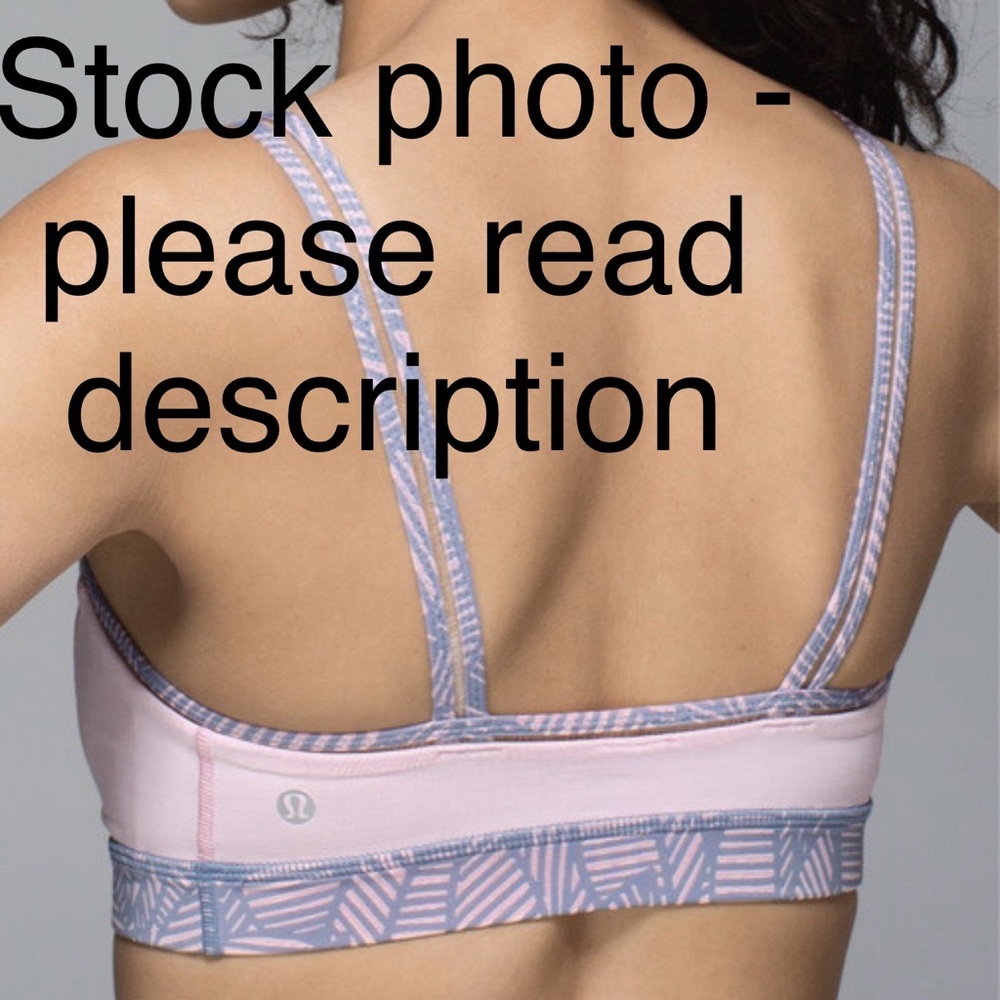 Lululemon Light Support Strappy Sports Bra - Size 6
